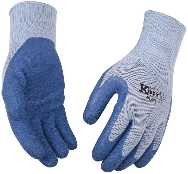 Polyester Gray Gloves, Men's L
