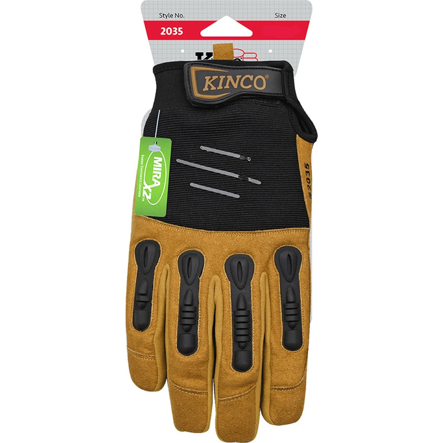 Foreman Gloves, Black/Tan, Men's L