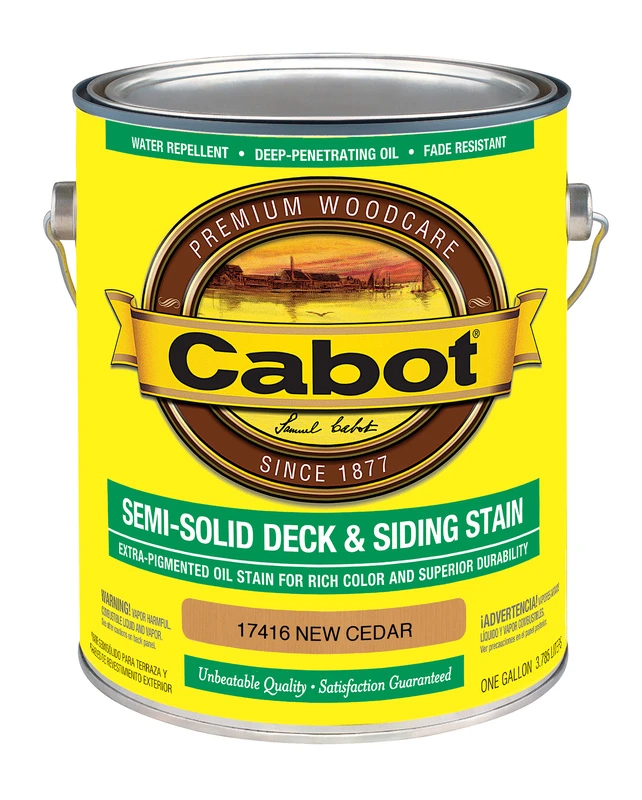 Semi-Solid Deck & Siding Stain, Cedar, 1-Gallon