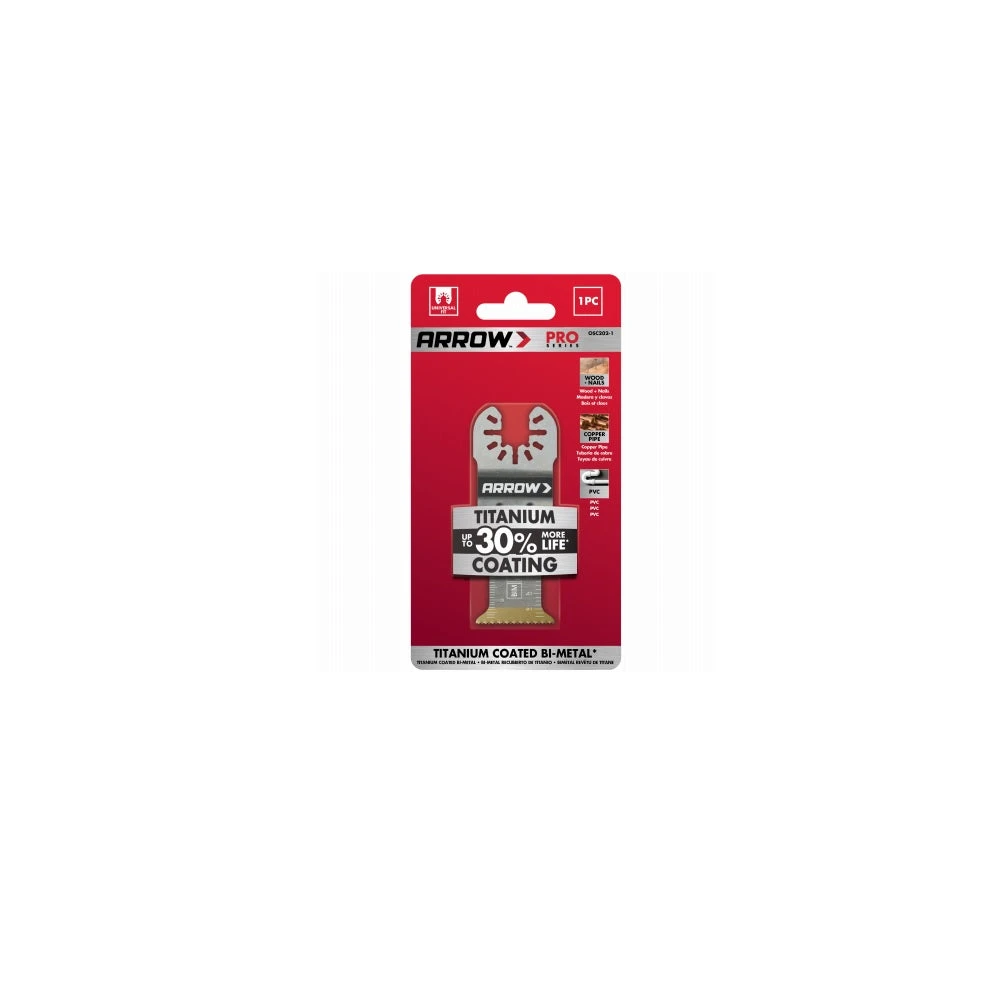 Titanium Metal Oscillating Tool Blade, 1-1/4-In.