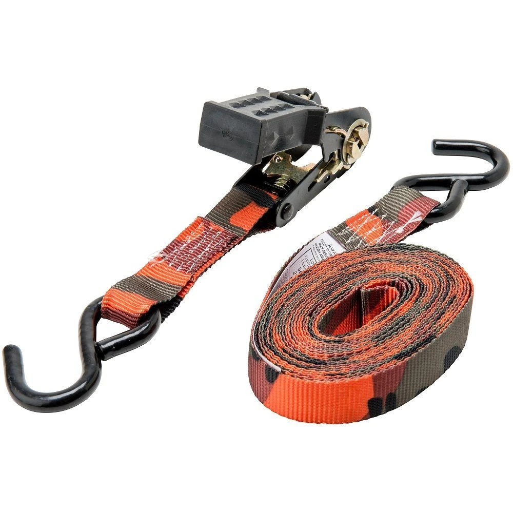 Ratchet Tie Down, Camo, 1 In. x 16 Ft.