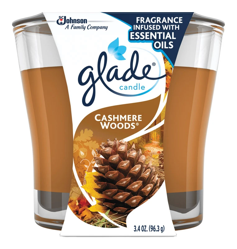 Scented Candle, Cashmere Woods, 3.4-oz.