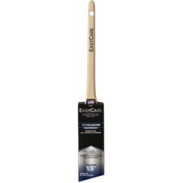 Thin Angled Sash Paint Brush, Wood Handle, 1-1/2 In.