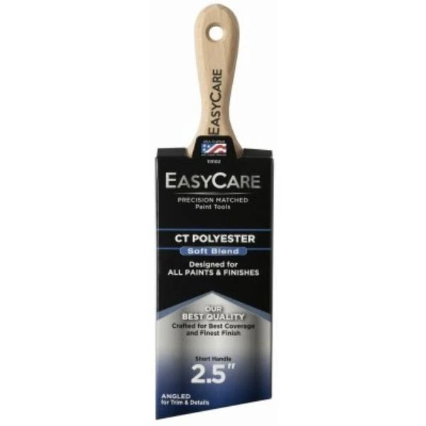 Short Angled Sash Paint Brush, Wood Handle, 2-1/2 In.