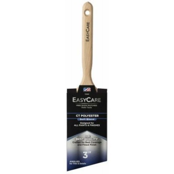 Angled Sash Paint Brush, Wood Handle, 3 In.