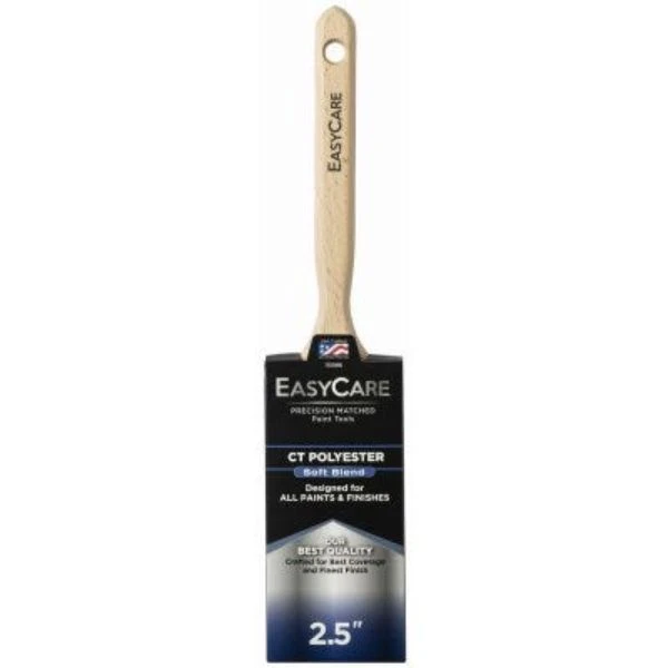 Flat Sash Paint Brush, Wood Handle, 2-1/2 In.