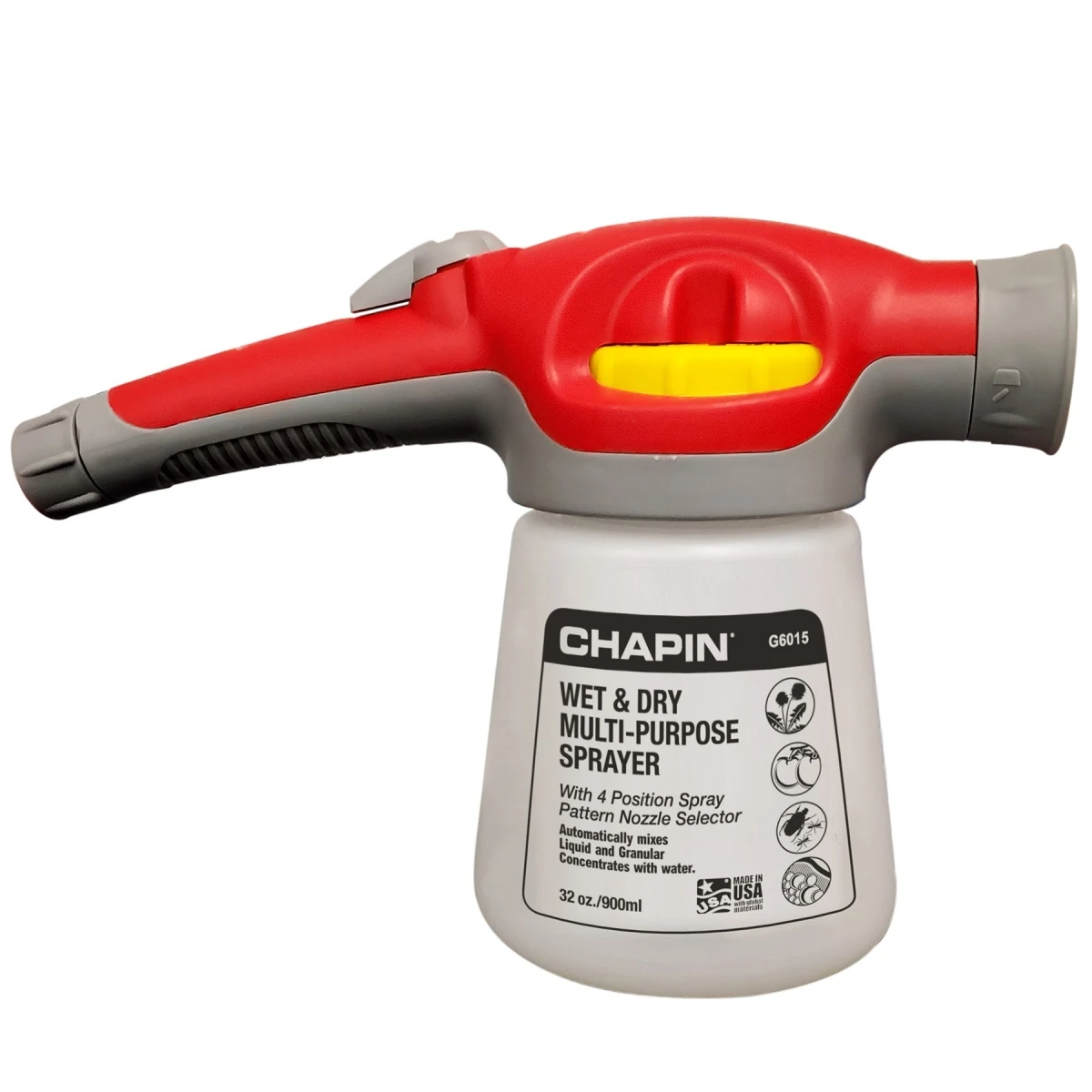 Wet & Dry Hose-End Sprayer, 32-oz.