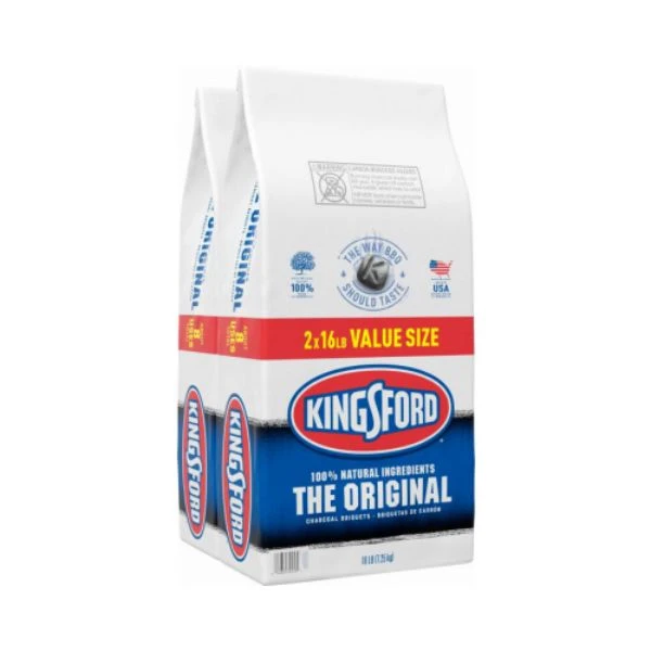 Charcoal Briquettes, 16 Lb. Bags, 2-Pk.