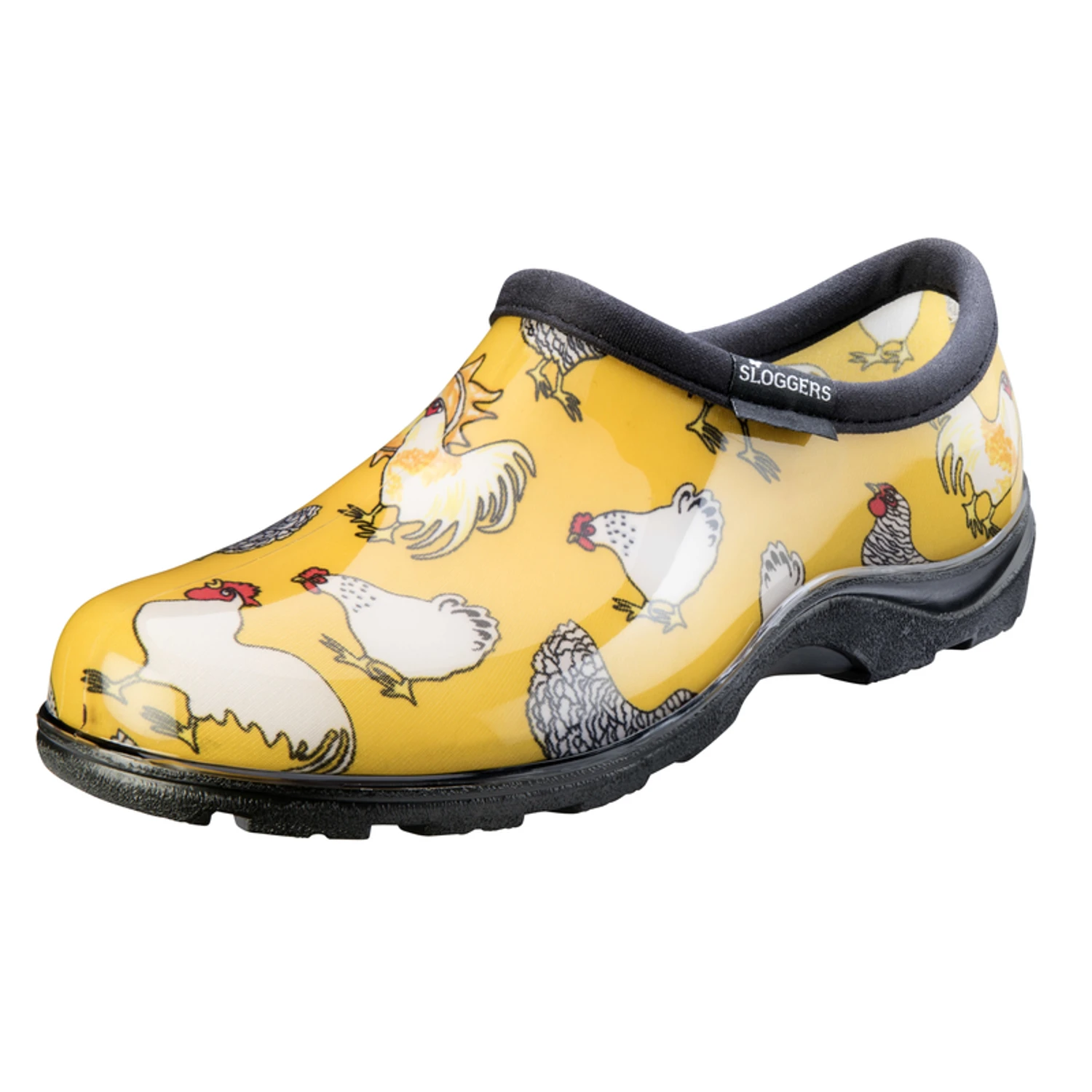 Women's Waterproof Garden Shoe, Chicken Daffodil Yellow, Size 8
