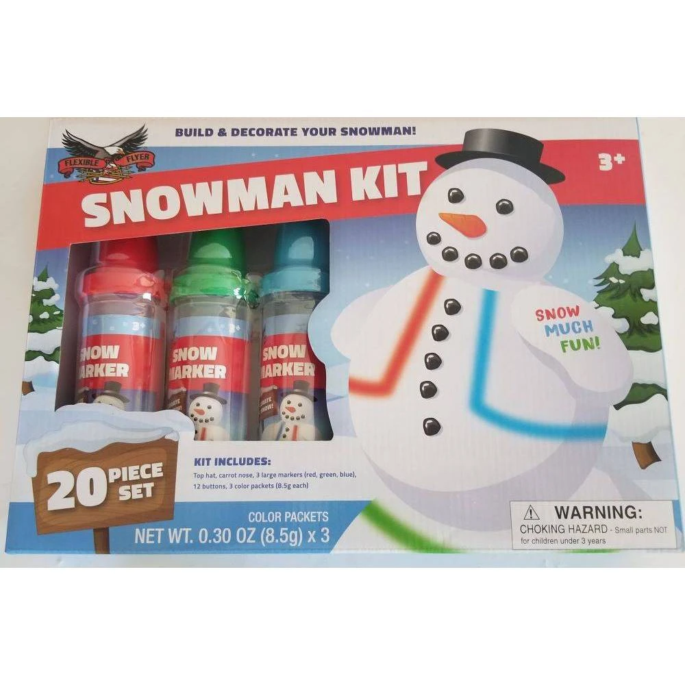 20-Pc. Snowman Decorating Kit