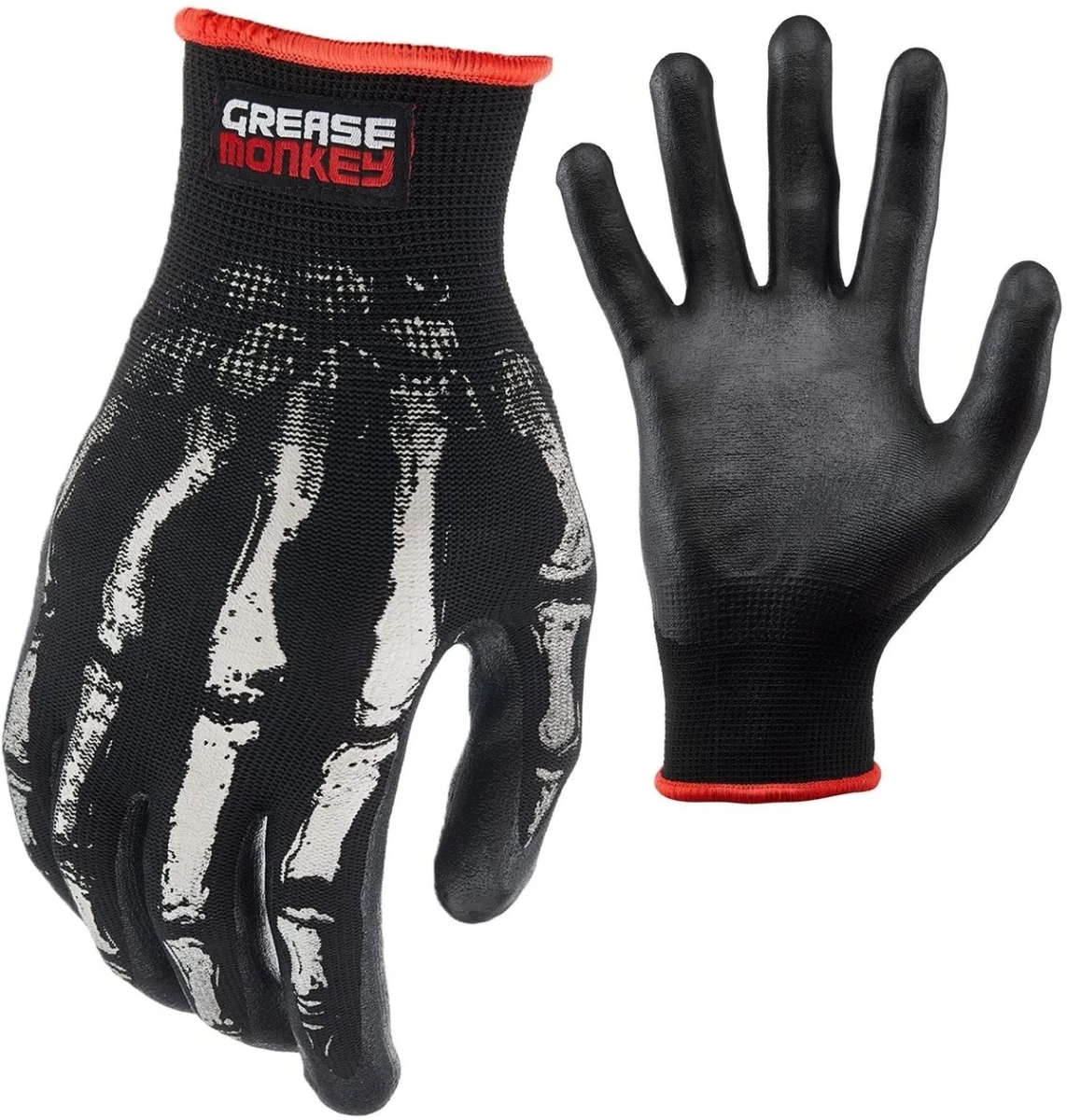 Foam Nitrile Gloves, Men's L