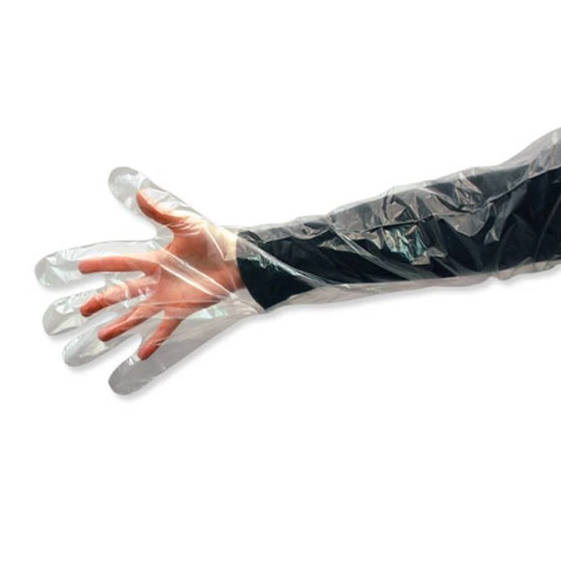 OB Dairy Sleeve Glove, Clear Plastic, Large, 100-Ct.