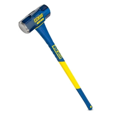 12 Lb. Sledge Hammer, Steel Head, 36 In. Fiberglass Handle