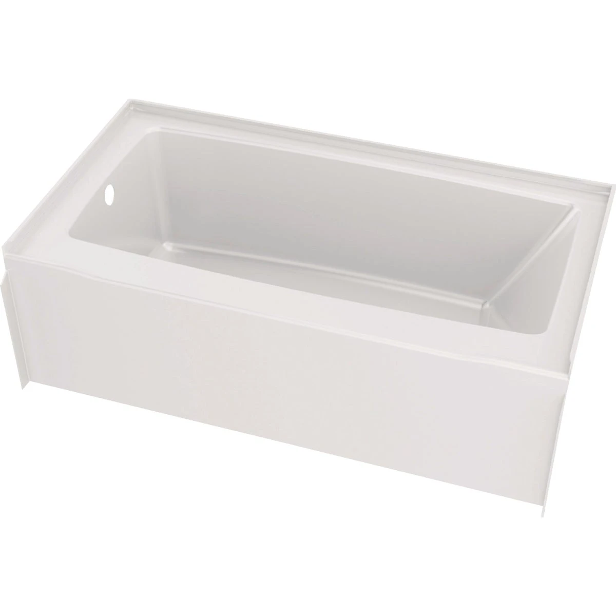 Classic 500 Bathtub, Left-hand Drain, Gloss White, 60 x 32 In.