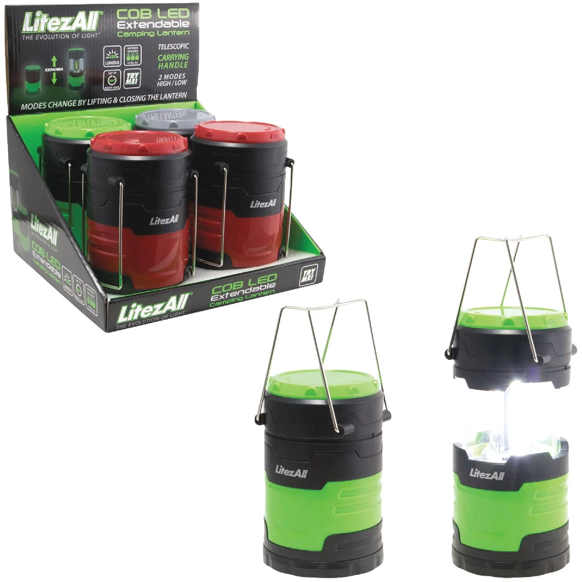 450 Lumen Lantern, Hi-Low Modes
