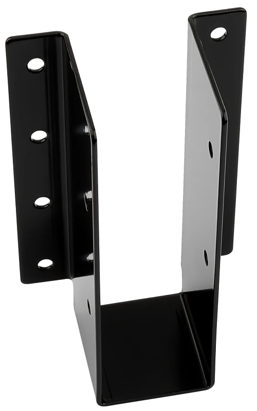 Decorative Joist Hanger, Black, 3-3/16 x 5-1/8 x 2 In.