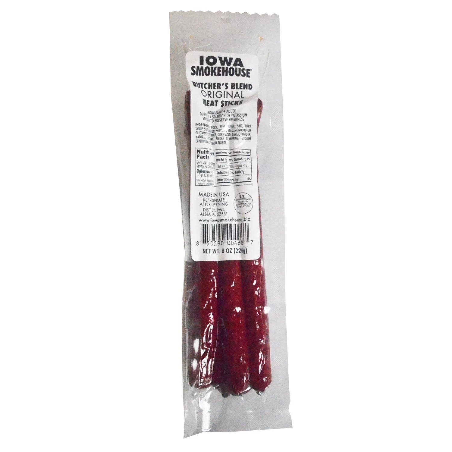 Butcher's Blend Meat Sticks, Original, 8-oz.