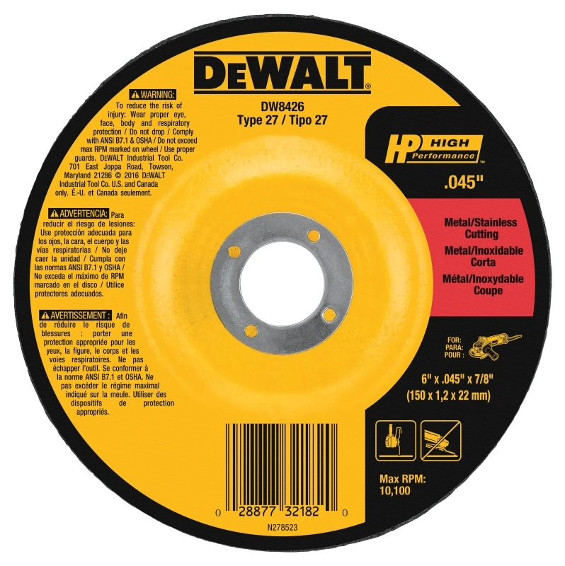 Metal/INOX Cutting Wheel, 6 In.