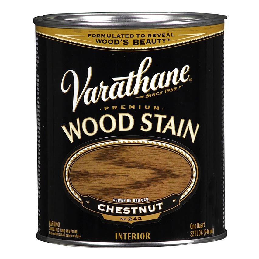 Chestnut Premium Oil-Based Interior Wood Stain, Qt.
