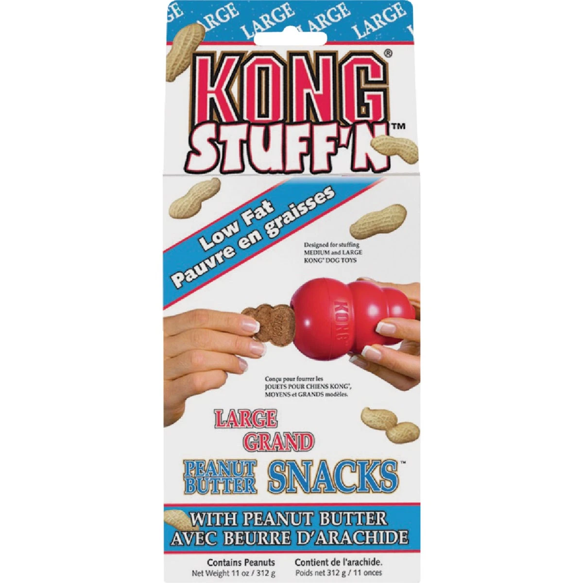 Peanut Butter Dog Treats, Fits in Kong Toys, Large