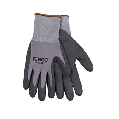 Microfoam Nitrile Palm Glove, Gray Knit Shell, XXL