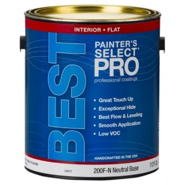 Pro Best Interior Paint, Neutral Base Flat Latex, 1 Gallon