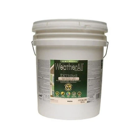 Platinum WeatherAll Exterior House Paint & Primer, White, Neutral Base, 5 Gallon