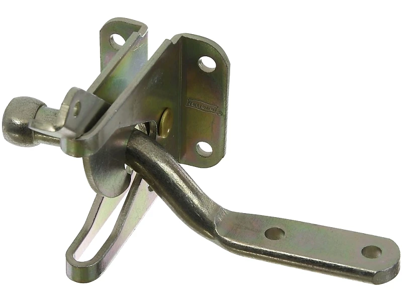 Self-Locking Gate Latch, Zinc Plated