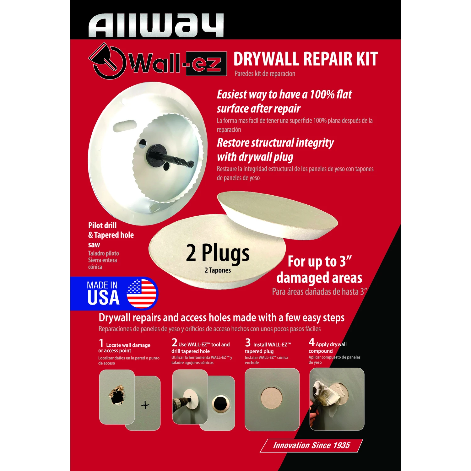 Wall-EZ Drywall Repair Kit