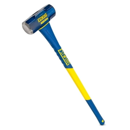 10-Lb. Sledge Hammer, Steel Head, 36-In. Fiberglass Handle