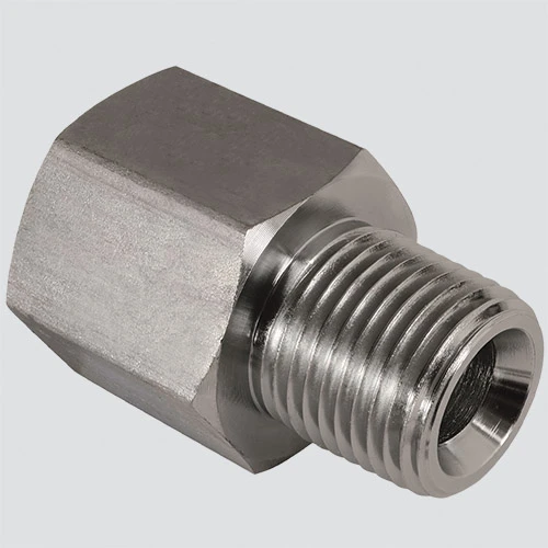 Hydraulic Hose Adapter, 3/4-In. Female O-Ring x 1/2-In. MP