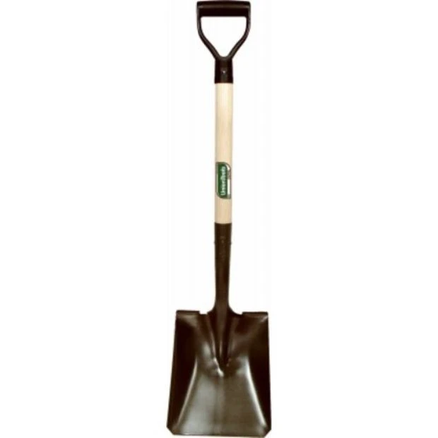 Square Point Garden Transfer Shovel, Wood D-Handle