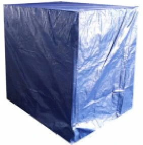 Pallet Tarp Cover, Blue Polyethylene, 5 x 4 x 4-Ft.