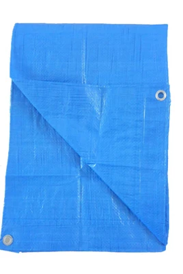 Storage Tarp Cover, Light Blue Polyethylene, 6 x 8-Ft.