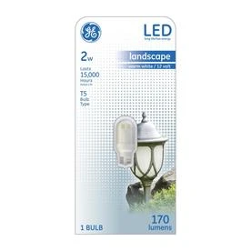 LED Landscape Light Bulb, Wedge Base, 2 Watt Replaces 11 Watt