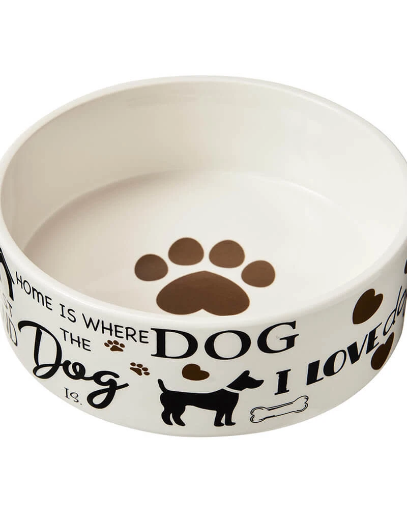 I Love Dogs' Dog Dish, 7 In.