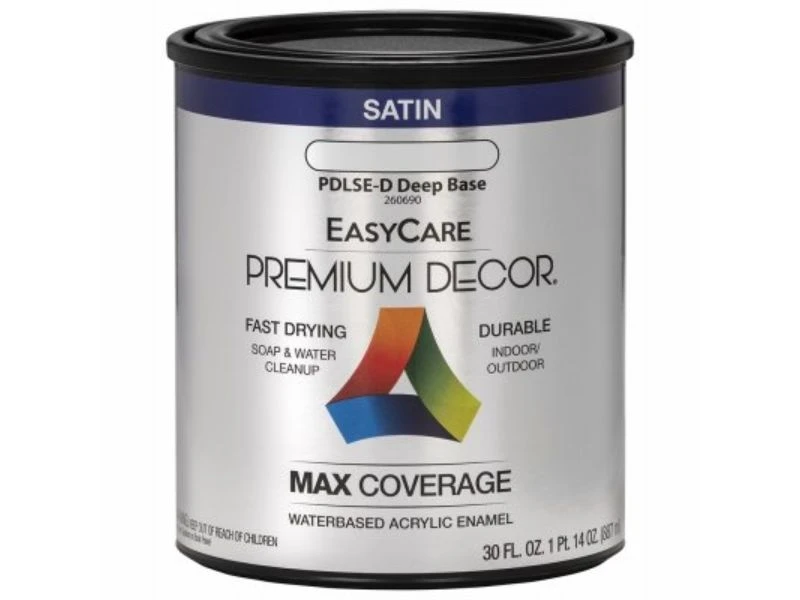 Premium Decor Acrylic Paint, Deep Base Satin, 1 Qt.