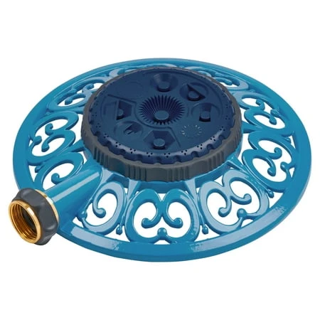 8-Pattern Sprinkler, Blue Metal Base