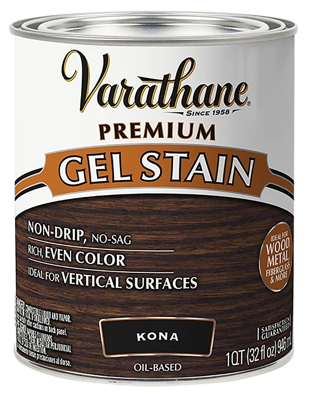 Kona Premium Gel Wood Stain, Qt.