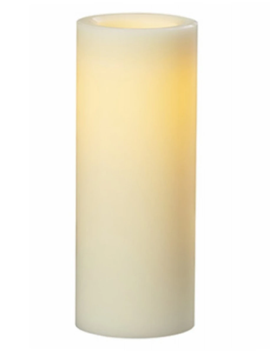 273030 Outdoor Wax Led Candle 4 X 10 Inches Cream Color