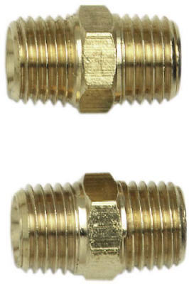 Compressor Hex Coupling, 1/4-In. MNPT, 2-Pk.