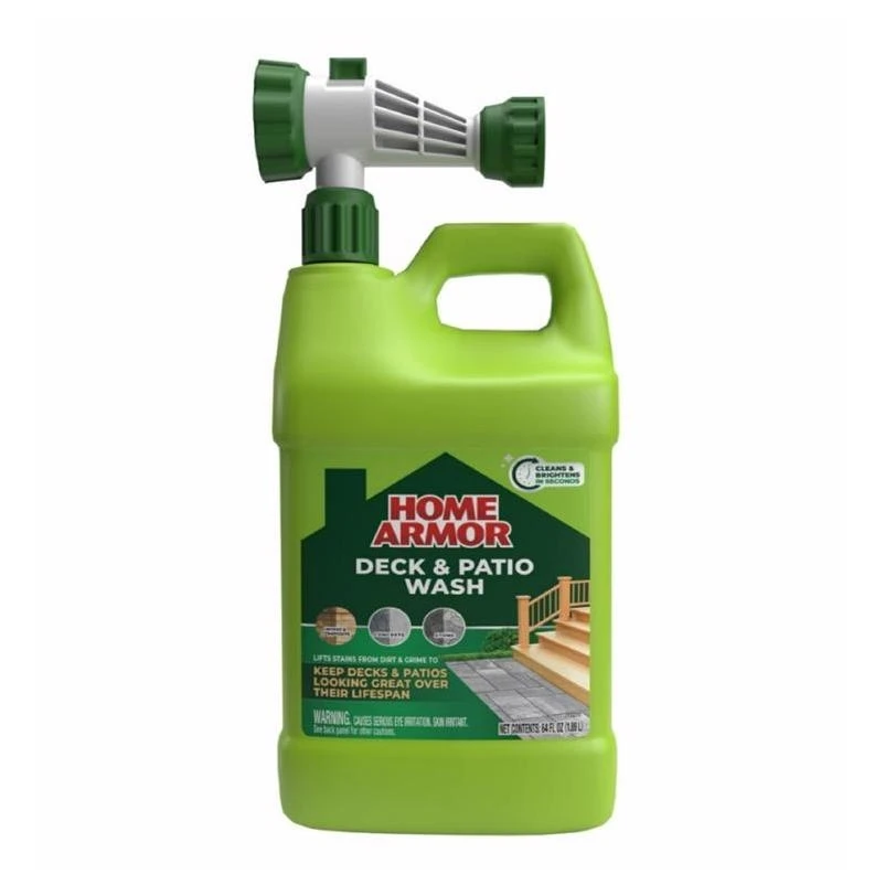 Home Armor 64‑oz Outdoor Cleaner – Concentrated Bleach Formula for Mildew & Mold Removal