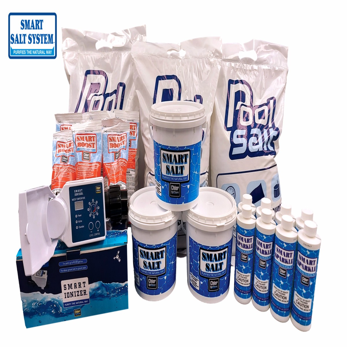 Above Ground Smart Salt System For Swimming Pools Up To 5,000 Gallons