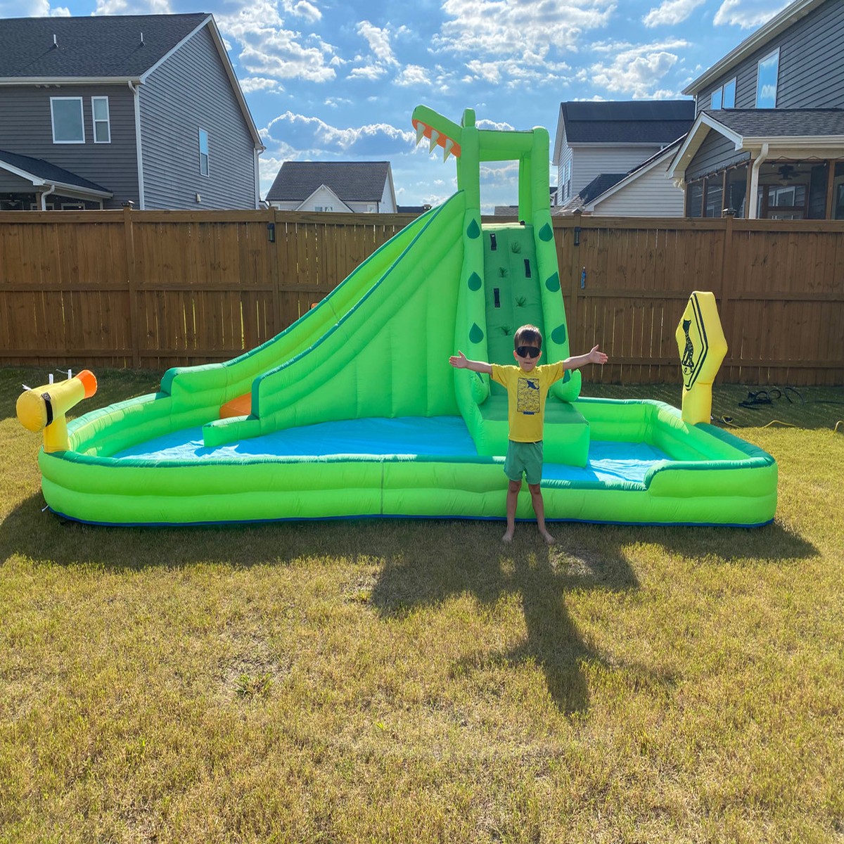 Alligator Pool & Water Slide