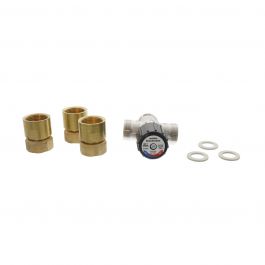Resideo AM102R-UT-1 Mixing Valve 1" Union NPT 70°F - 180°F