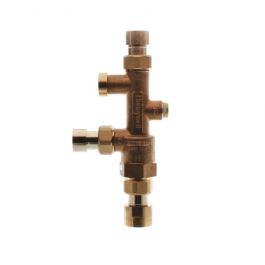 Resideo AMX102-US-1LF 1" Union Sweat Mixing Valve 90°F-130°F