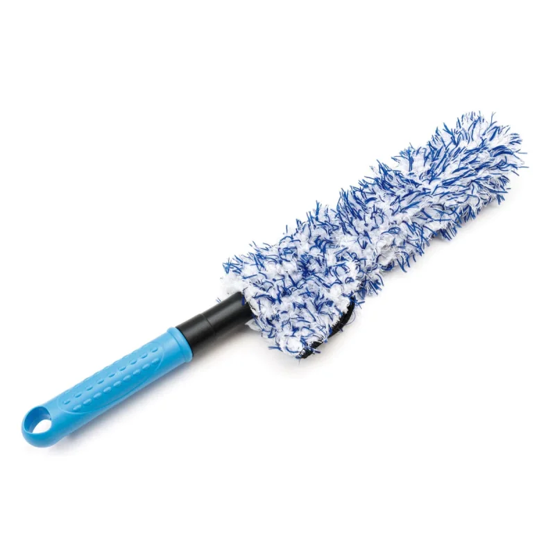 Autofiber Barrel Blade Wheel Brush with Plush Microfiber Cover