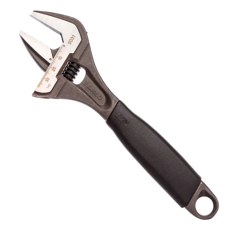 Bahco 9031 Adjustable Wrench 8in / 200mm – 38mm Extra Wide Jaw Capacity