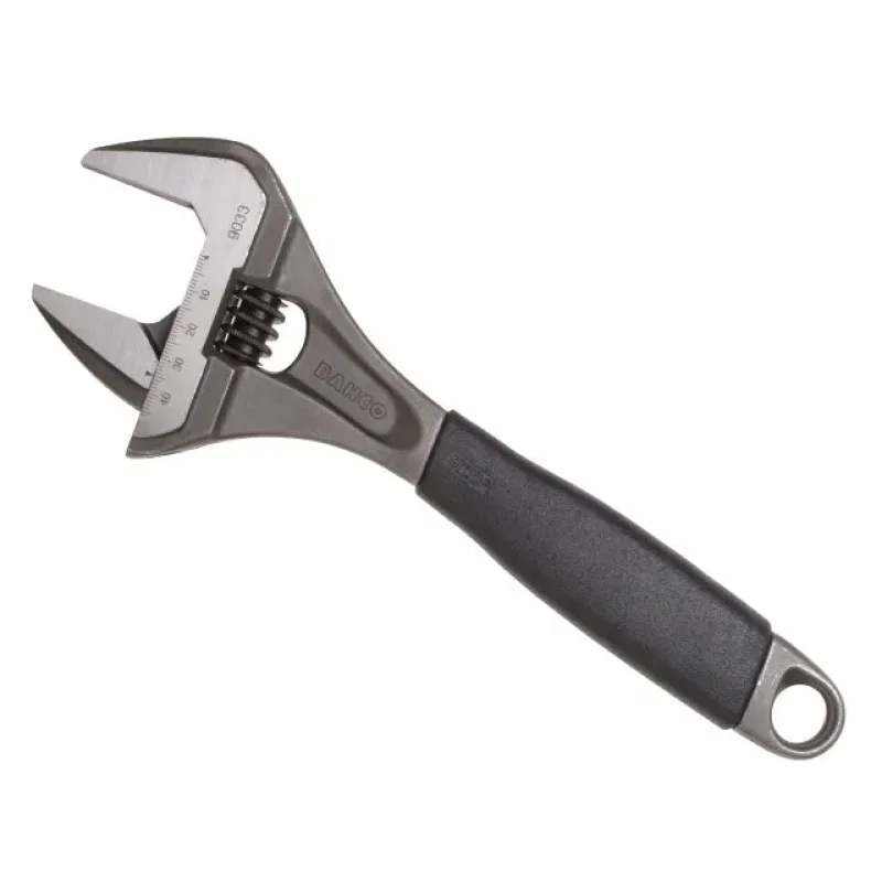 Bahco 9033 Adjustable Wrench 10in / 250mm – 46.5mm Extra Wide Jaw Capacity