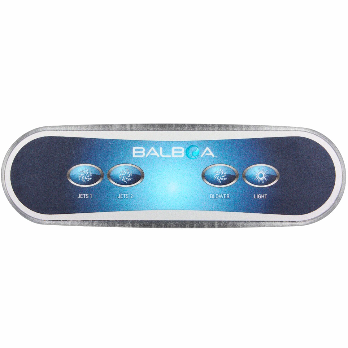Balboa AX40 Aux Topside Control Panel (Model 55487) - 4 Button, 6-Pin Molex with Overlay